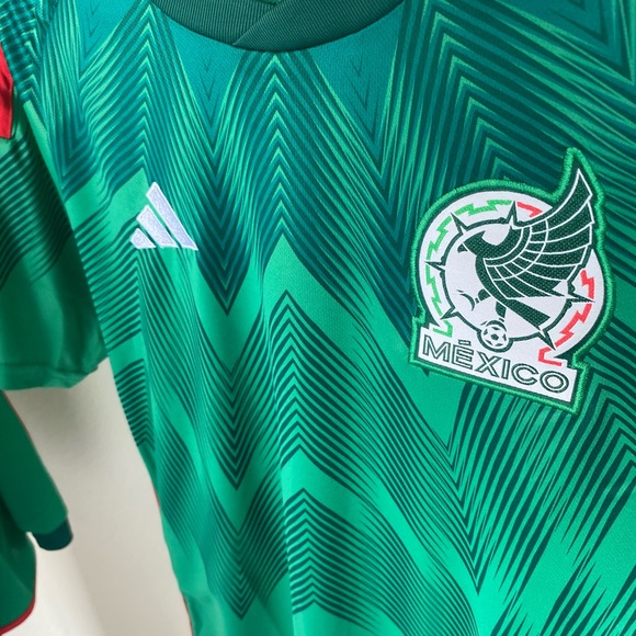 Adidas Mexico Home Soccer Jersey. Green. - Picture 7 of 14